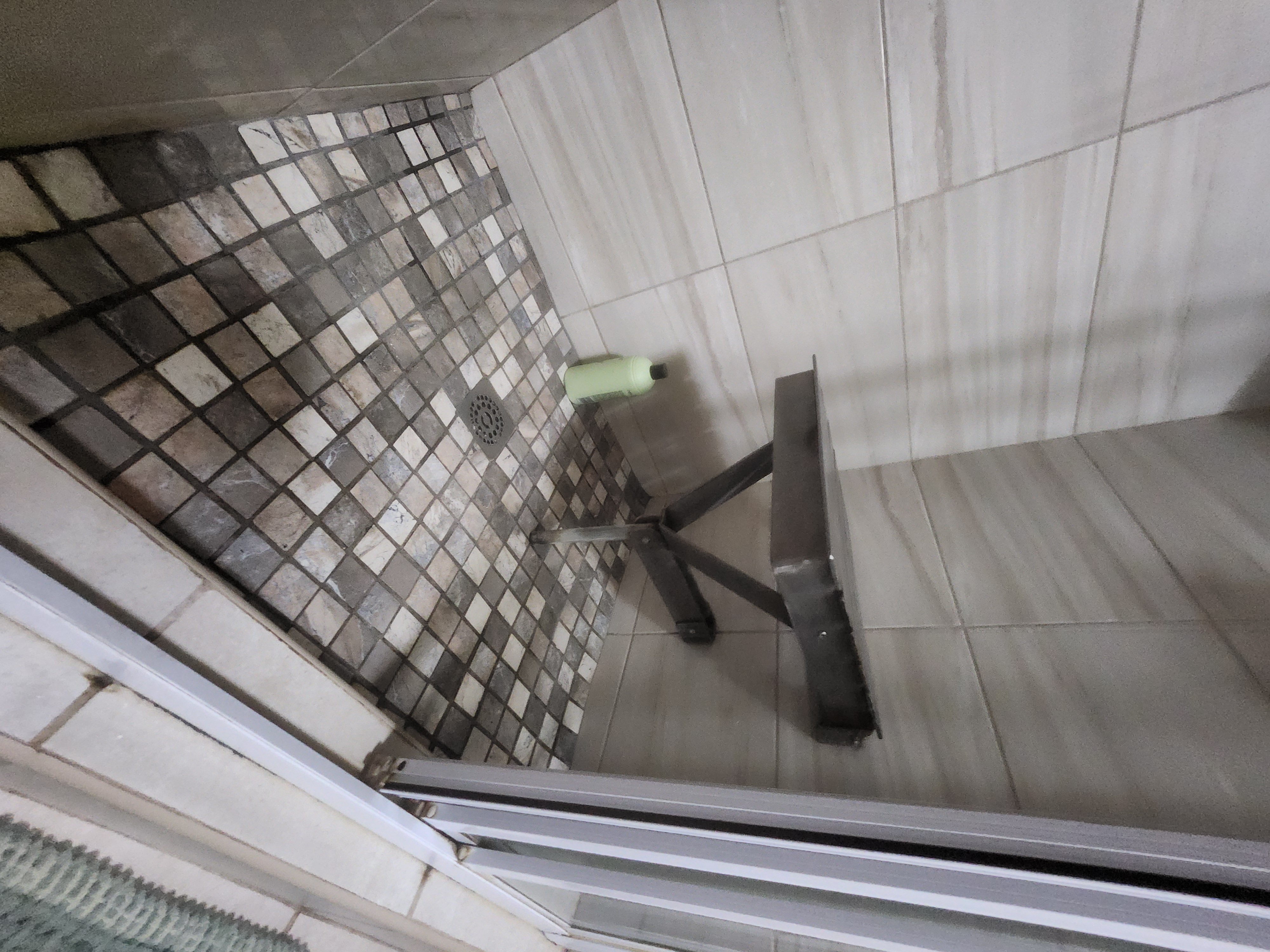 Folding shower chair